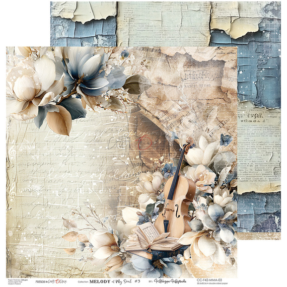 Set of scrapbooking papers 30x30 - Craft o'clock - Sprites of Harmony