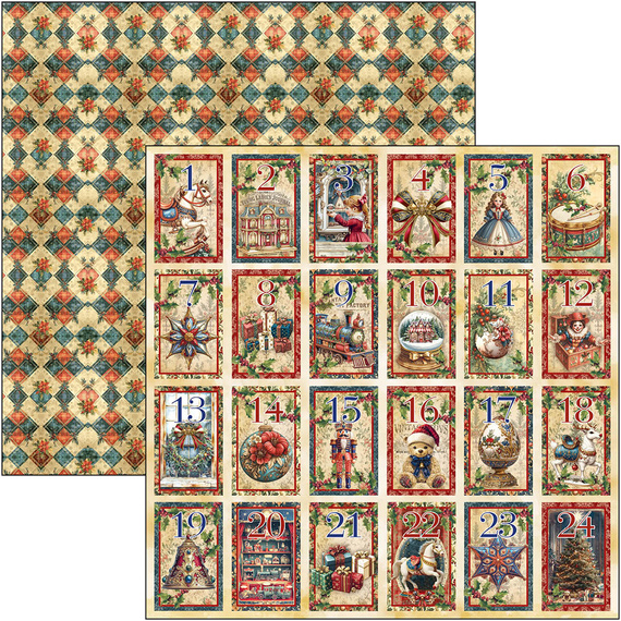 30x30cm paper set - Patterns Pad - Ciao Bella - Toy Shop