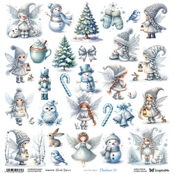 Scrapbooking Paper - ScrapAndMe -Christmas 25 - Die-Cut Sheet - 30x30 cm