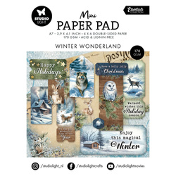 A7 scrapbooking elements paper set - Winter Wonderland