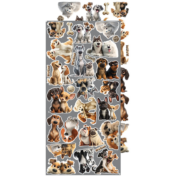 Time scrapbooking accessories set - Craft o'clock - Lovely Pets - mix 02