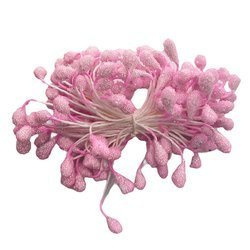 80 Frozen pink stamens