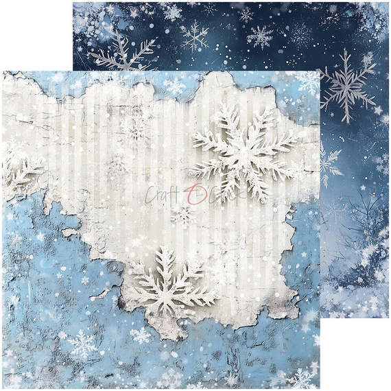 Set of scrapbooking papers 20x20 - Craft o'clock - Jolly Season - BASIC