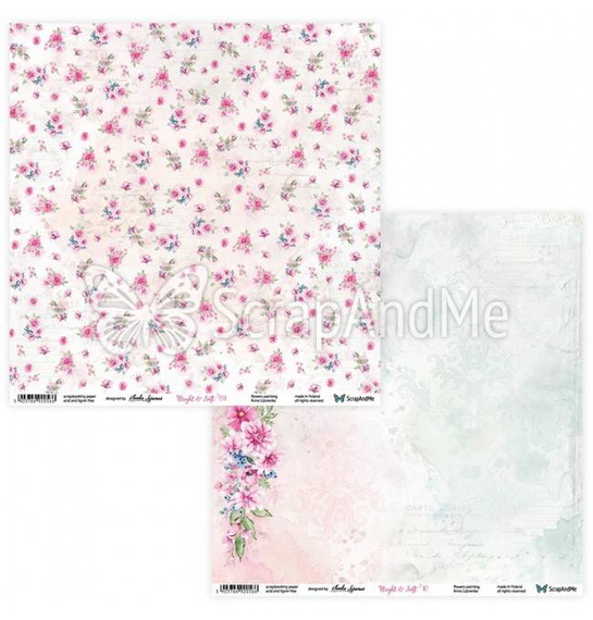 Scrapbooking Craft Papier Set for scrapbooking 30x30 - ScrapAndMe - Bright &amp; Soft