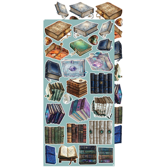 Time scrapbooking accessories set - Craft o'clock - Plum & Caramel - MIX