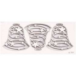 Chipboard Die Cut bells - Starry Springs SC