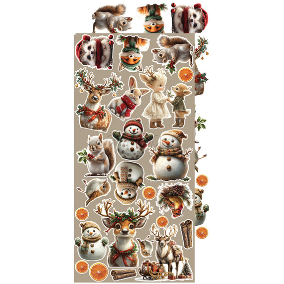 Scrapbooking accessories set - Craft o'clock -  Oh Christmas Night - Flowers & More