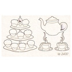 Chipboard Five o'clock tea -  Afternoon tea