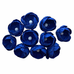 50 ROYAL BLUE MULBERRY PAPER BUTTERCUPS