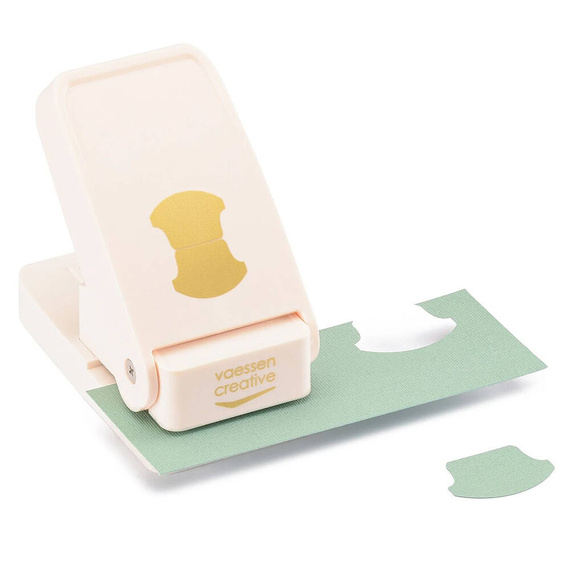 Whale-Tail Tab decorative punch - Vaessen Creative - bookmark