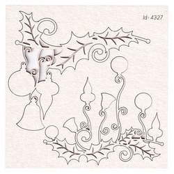 Chipboard - Holly Jolly - decors