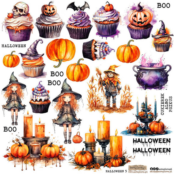 Stickers - ScrapLove - Halloween 5