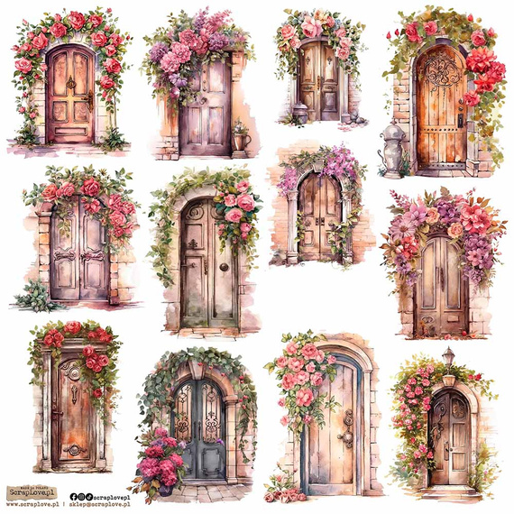 Stickers - ScrapLove - Romantic Door 1