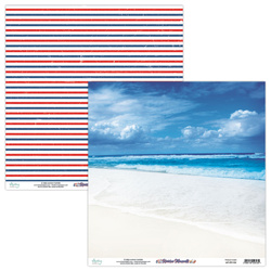 Scrapbooking paper 30x30 - Mintay - Riviera Moments 04