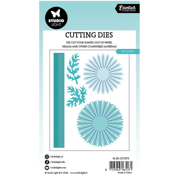 Cutting Die - StudioLight - 3D Flowers flowers