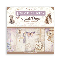 Set of scrapbooking papers 30x30 - Quiet Days - Stamperia