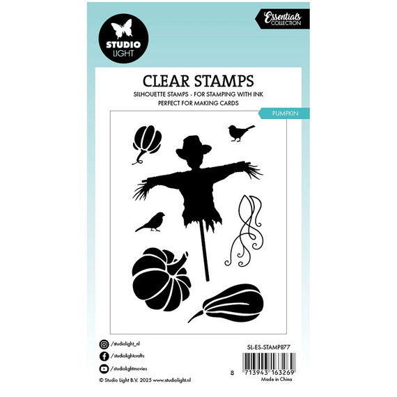 Transparent stamp - StudioLight - Pumpkin pumpkin scarecrow