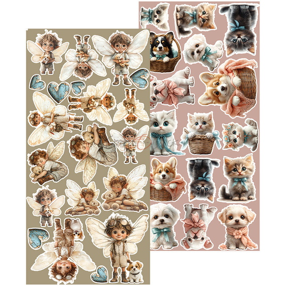Scrapbooking paper 15x30 - Craft o'clock - Sprites of Harmony - Extras set - Sprites 