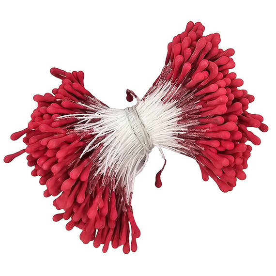 RASPBERRY DOUBLE HEAD MATT STAMENS 350 pcs.