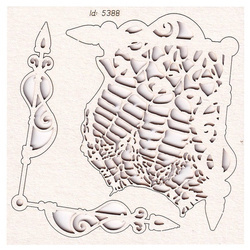 Chipboard - Single Curtain - Alice in Wonderland 