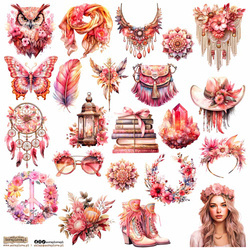 Stickers - ScrapLove - Boho Hippie