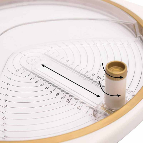 Circle Cutter Tool ⌀6 + mat - Vaessen Creative