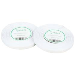 Ribbon / grosgrain ribbon 6mm white 22.5mb