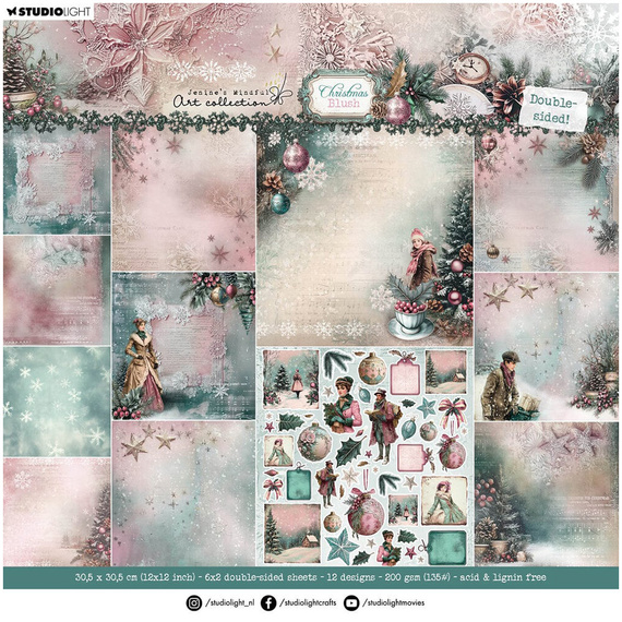 Scrapbooking Craft Papier Set 30.5x30.5 - Studio Light - Wild & Free
