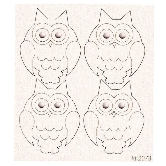 Chipboard Owl 