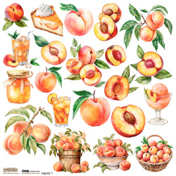 Stickers paper - ScrapLove - Peach 1