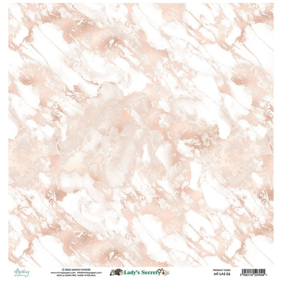 Scrapbooking paper 30x30 - Mintay - Lady's Secret 06
