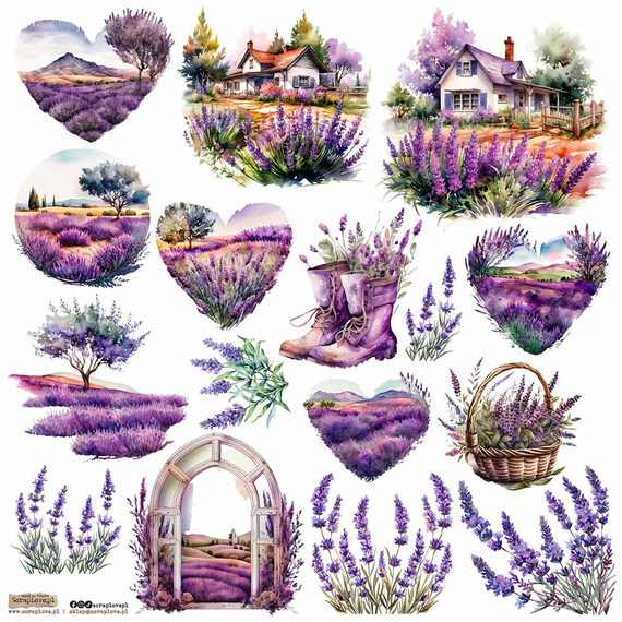 Stickers - ScrapLove - Lavender 3