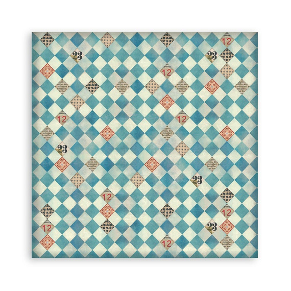 Set of scrapbooking papers 30x30 - Furry Friends backgrounds - Stamperia