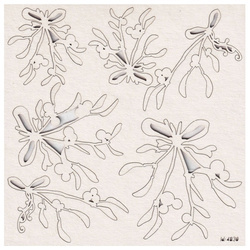 Chipboard - mistletoe -  Mistletoe