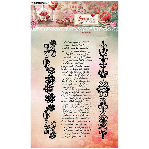 Transparent stamp - StudioLight - Borders borders ornaments lettering