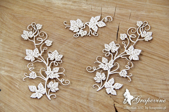 Chipboard - Grapevine - decors