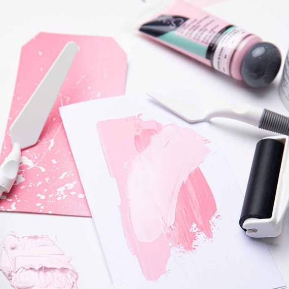 3-in-1 tool set - Sizzix rubber roller spatula roller