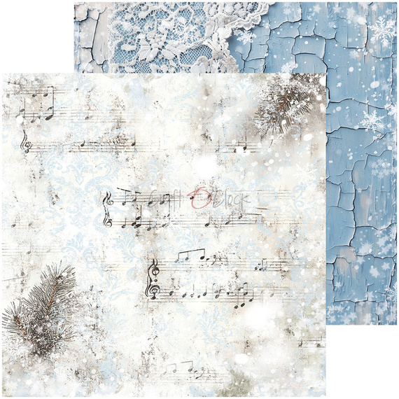 Set of scrapbooking papers 20x20 - Craft o'clock - Jolly Season - BASIC