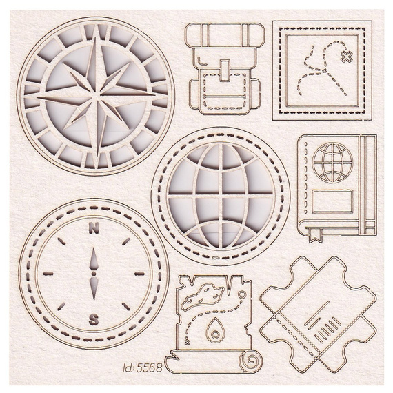 Chipboard - Hello World - Compass - Scrapiniec