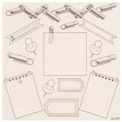Chipboard - Office accessories- Scrapiniec