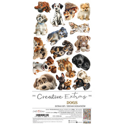 Time scrapbooking accessories set - Craft o'clock - Dogs