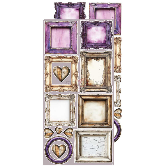  Scrapbooking accessories set - Craft o'clock - Plum & Caramel - Flowers & More