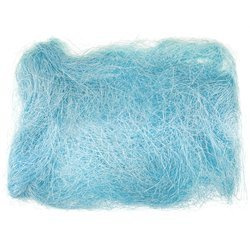 Decoration sisal fiber - light blue