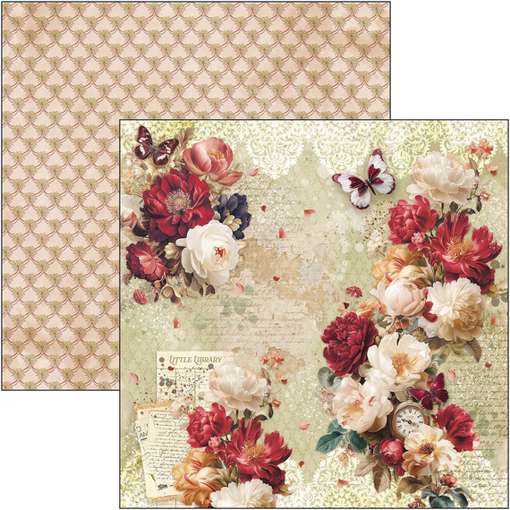 Set of scrapbooking papers 30x30cm - Paper Pad - Ciao Bella - Winter Season