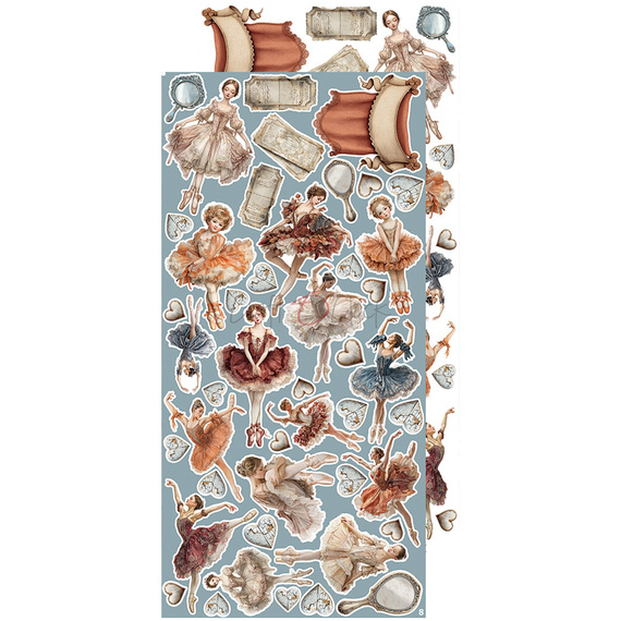 Time scrapbooking accessories set - Craft o'clock - Timeless Grace - MI