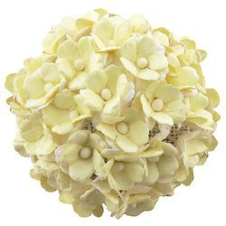50 2-TNE PALE YELLOW MULBERRY PAPER SWEETHEART BLOSSOM FLOWERS