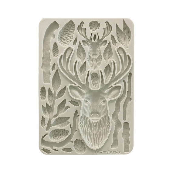 Silicone mold - The Owl's House - deer - Stamperia