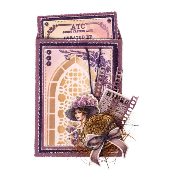 Transparent stamp - StudioLight - ATC embellishments