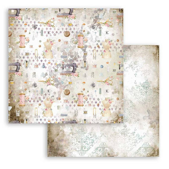 Scrapbooking Craft Papier Set for scrapbooking 30x30 - Stamperia - Romantic Threads