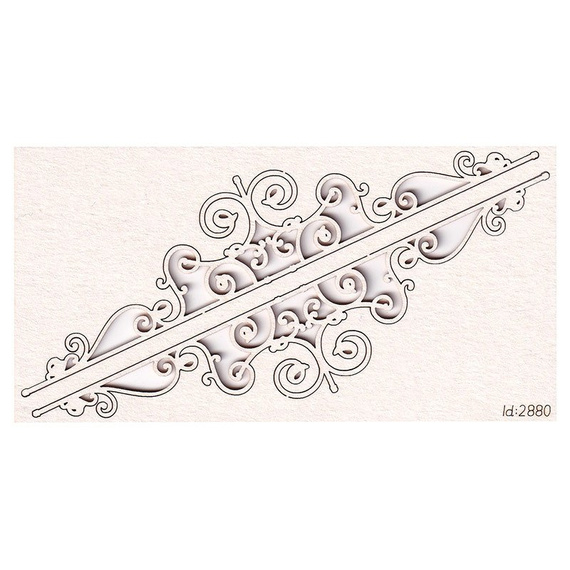 Chipboard ornamental borders 03 - Park Avenue